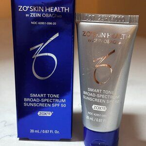 ZO Skin Health Smart Tone BroadSpectrum Sunscreen SPF 50 .67oz/20ml Exp 8/27 NEW